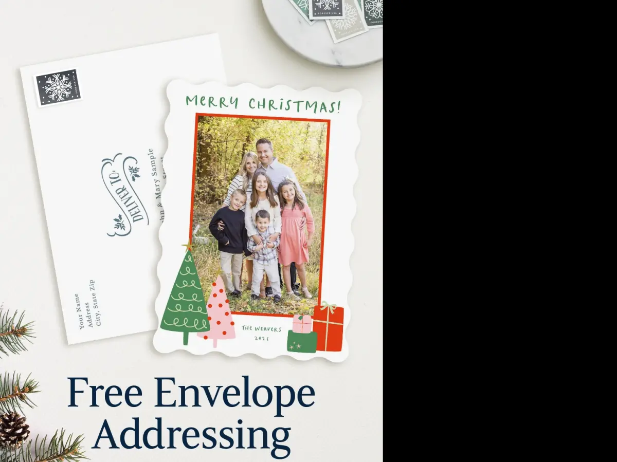 Wavy Christmas Cards