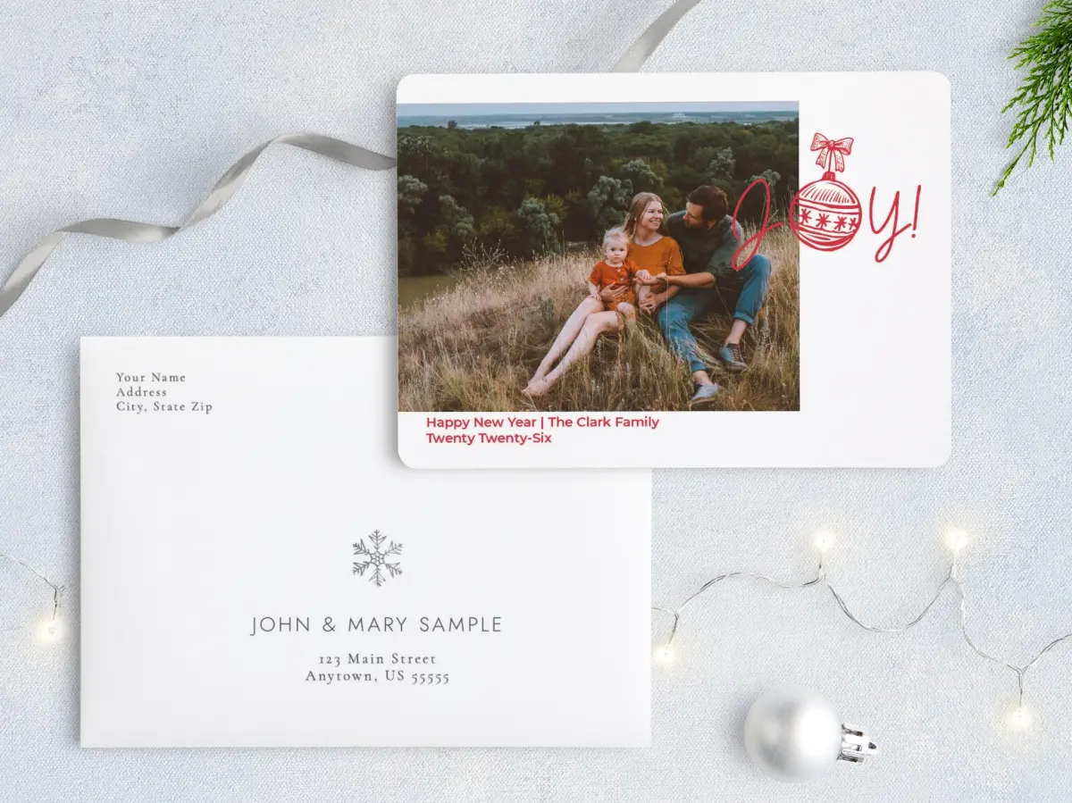 Front with Envelope Design