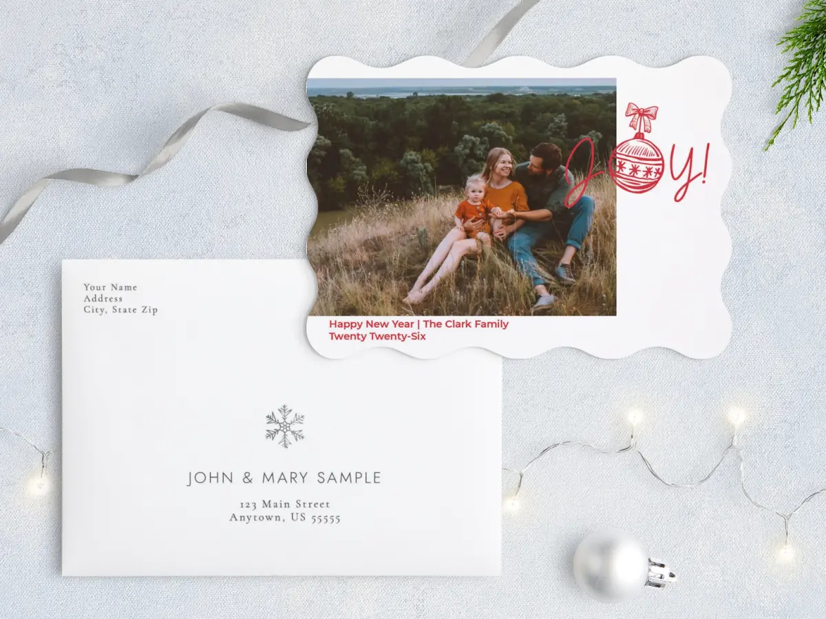 Front with Envelope Design