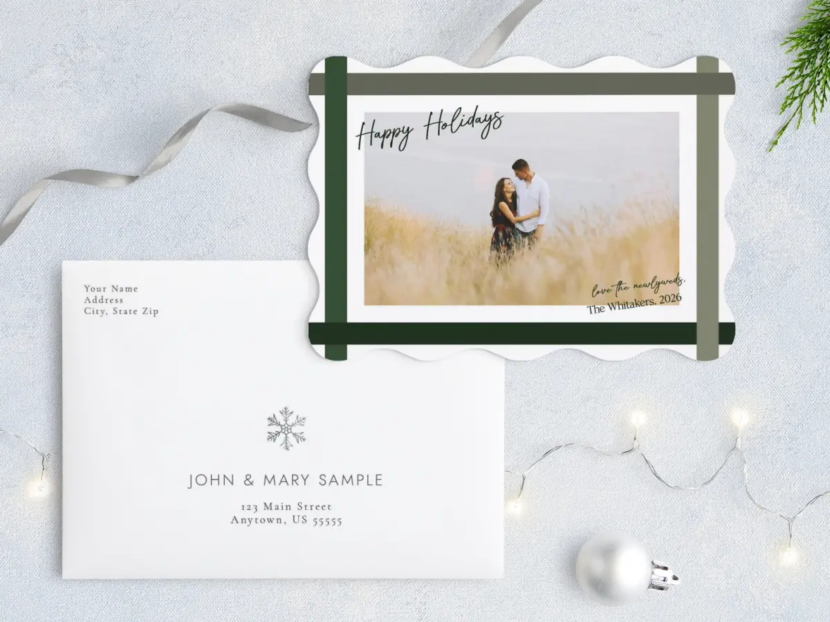 Front with Envelope Design