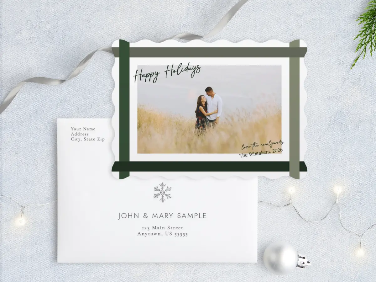 Front with Envelope Design