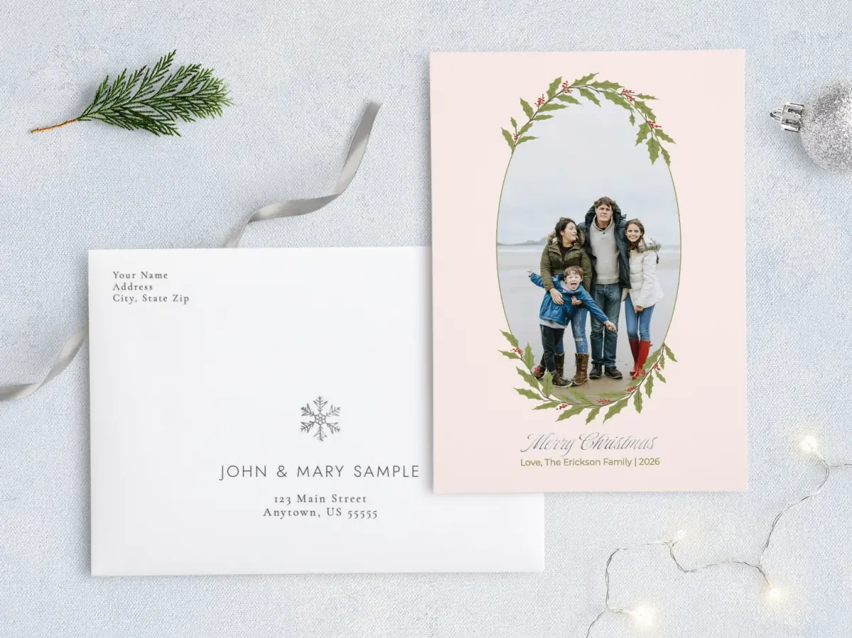 Front with Envelope Design
