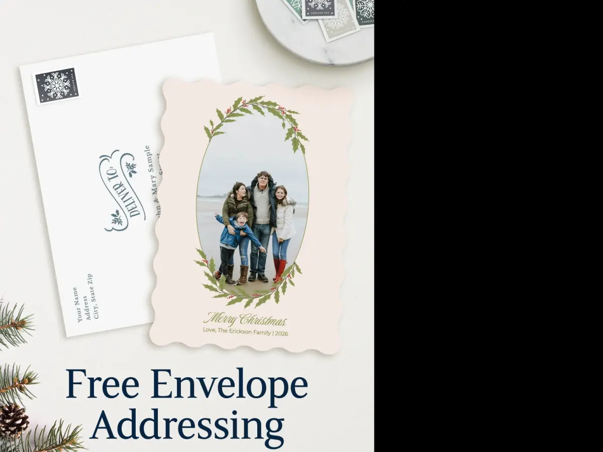 Wavy Christmas Cards