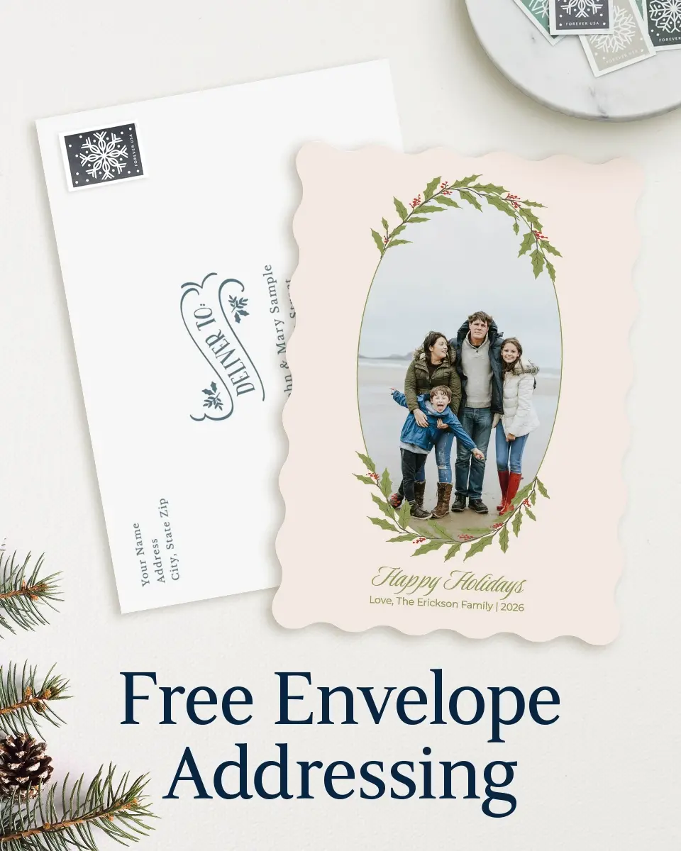 Wavy Christmas Cards