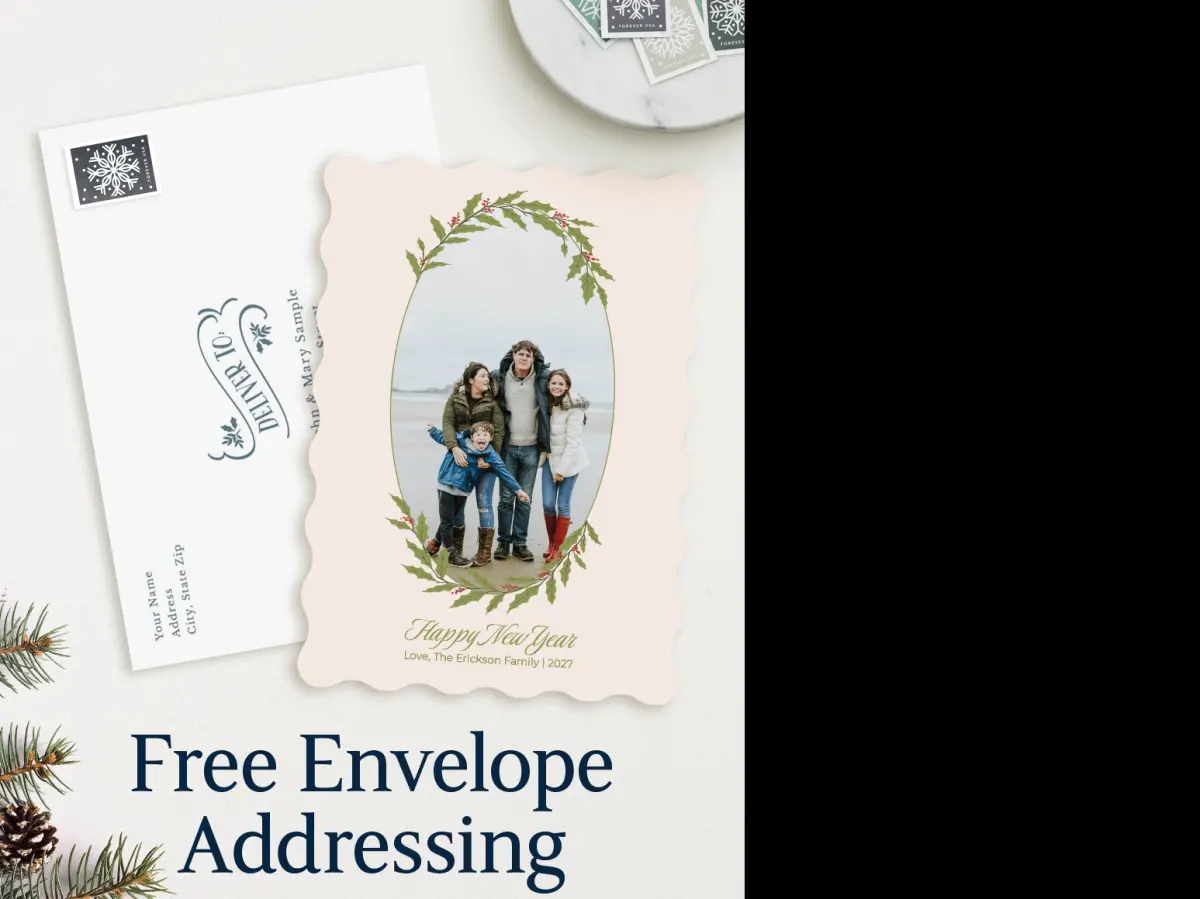Wavy Christmas Cards