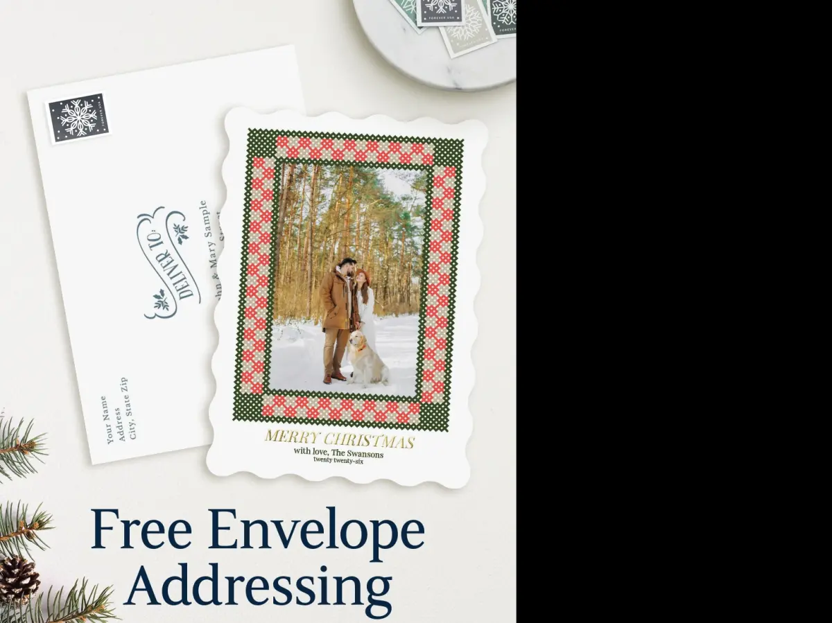Wavy Christmas Cards