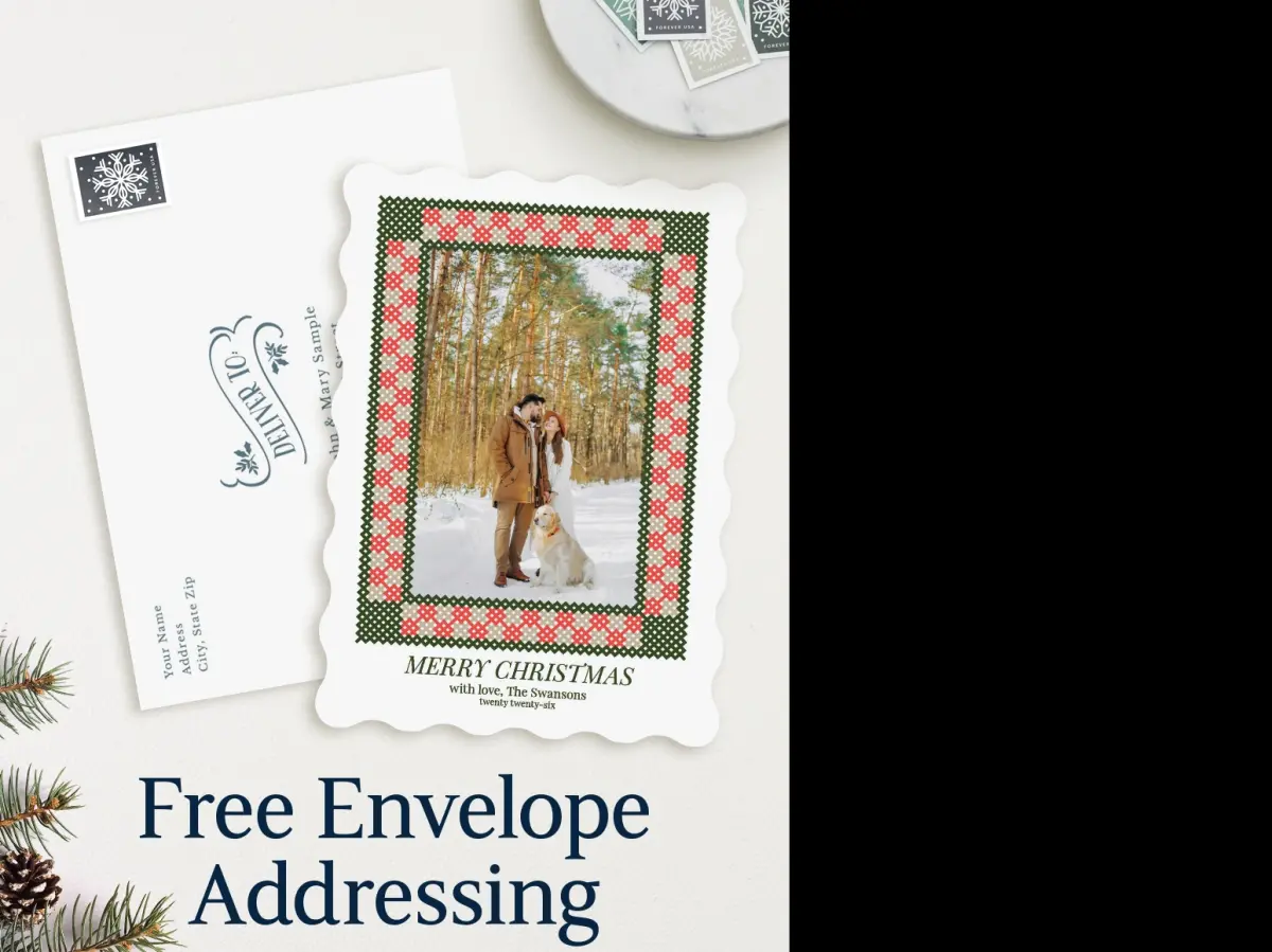 Wavy Christmas Cards