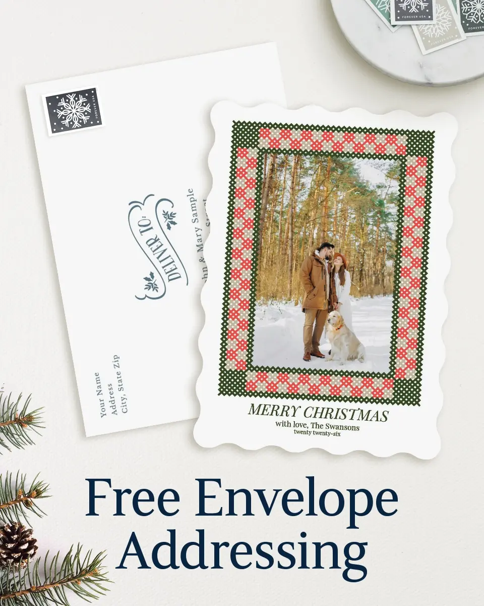 Wavy Christmas Cards