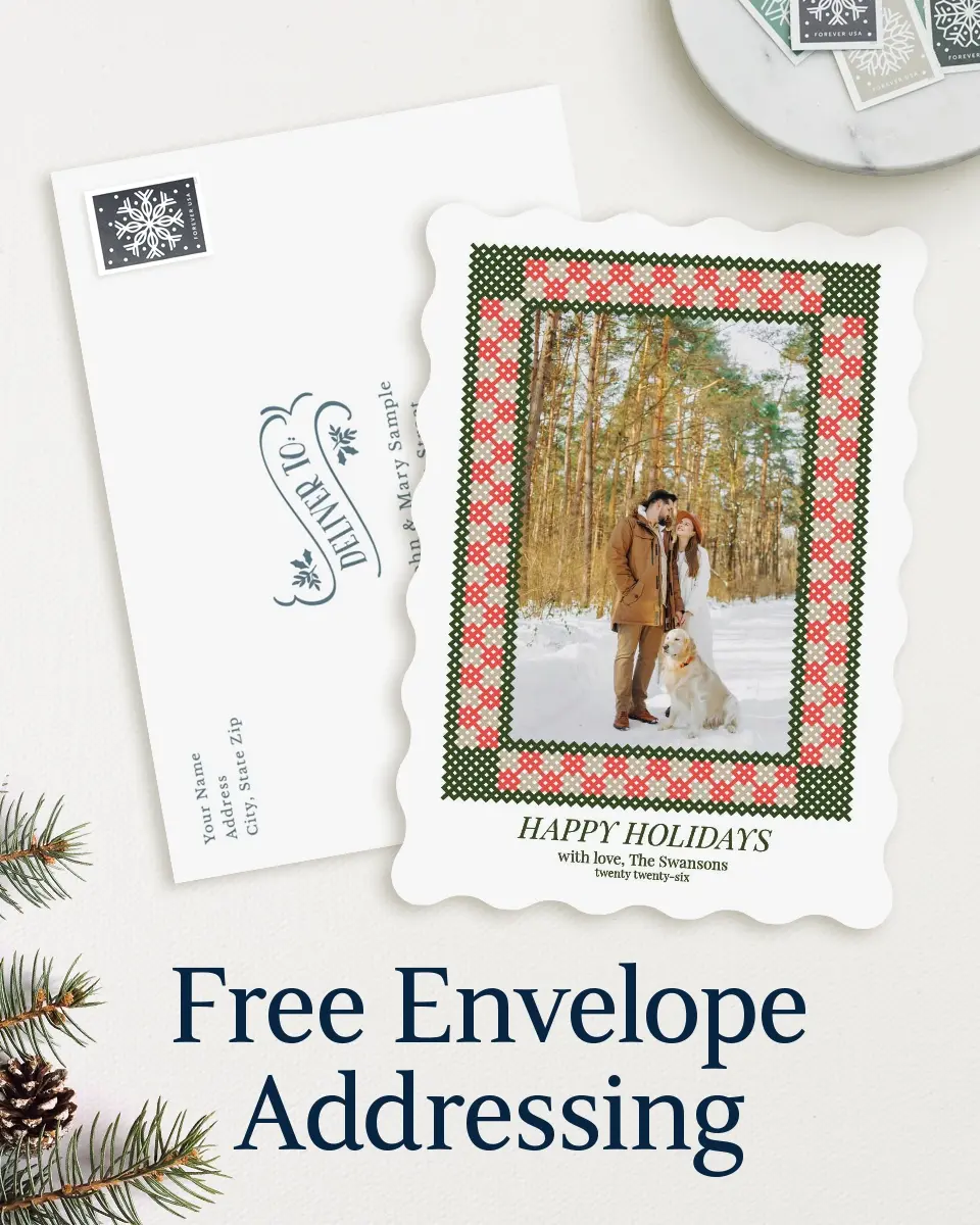 Wavy Christmas Cards