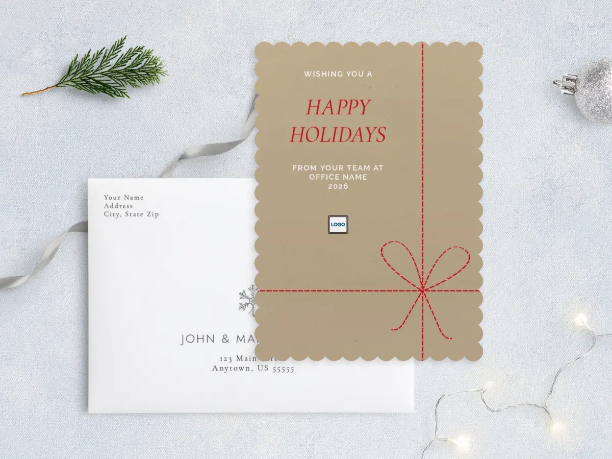 Front with Envelope Design
