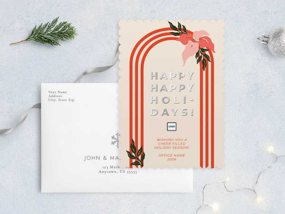 Front with Envelope Design