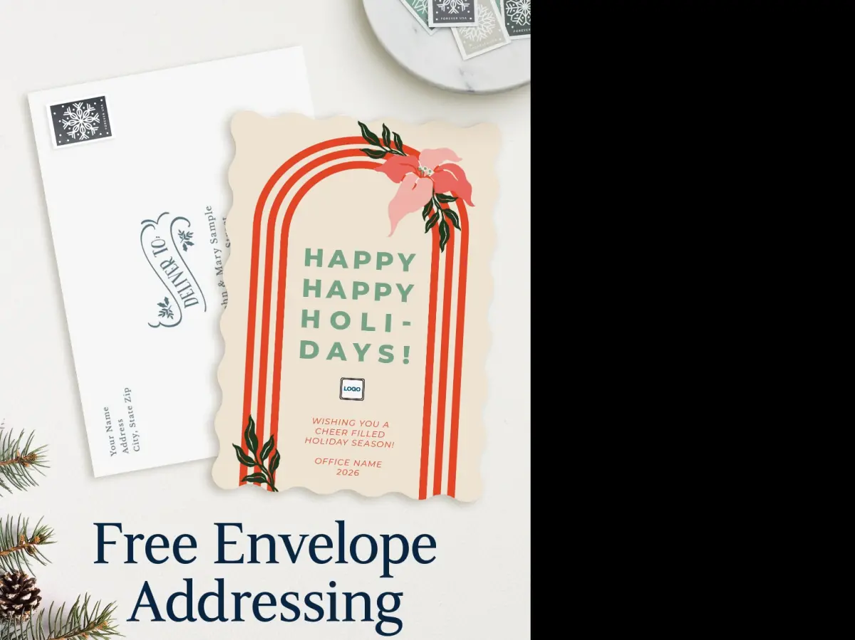 Wavy Christmas Cards