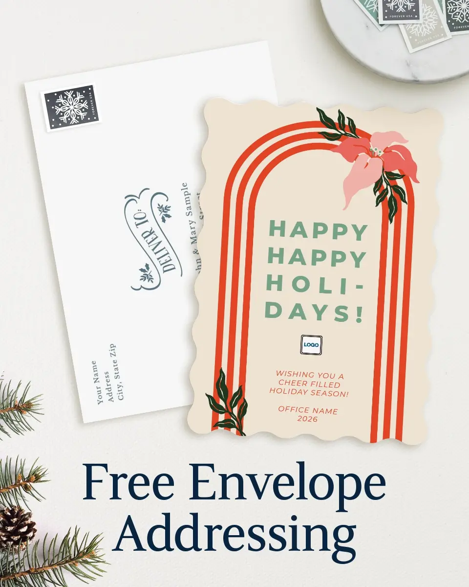 Wavy Christmas Cards