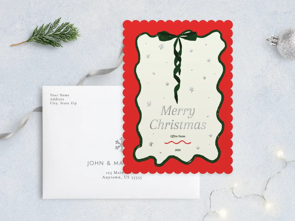 Front with Envelope Design
