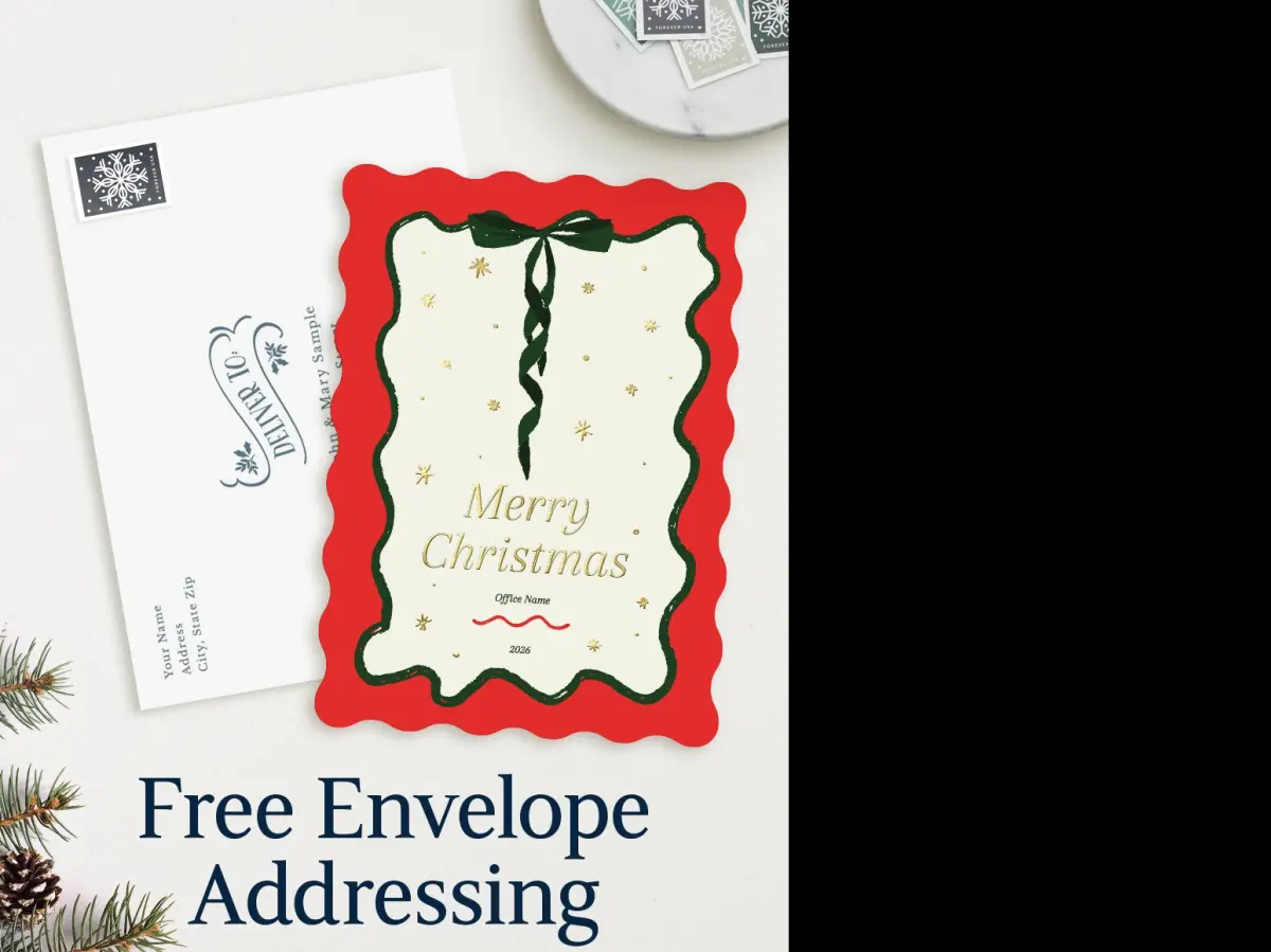 Wavy Christmas Cards