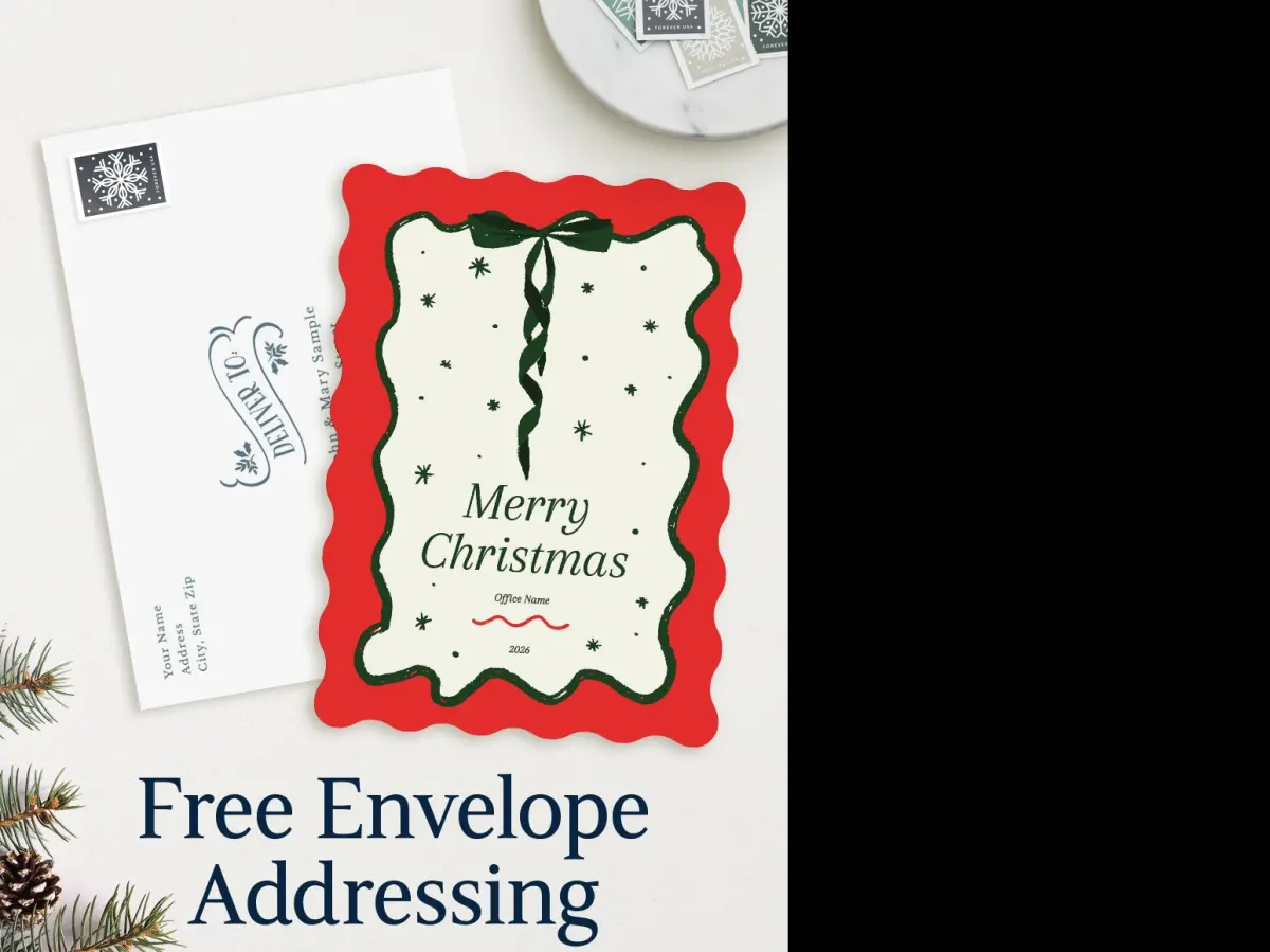 Wavy Christmas Cards