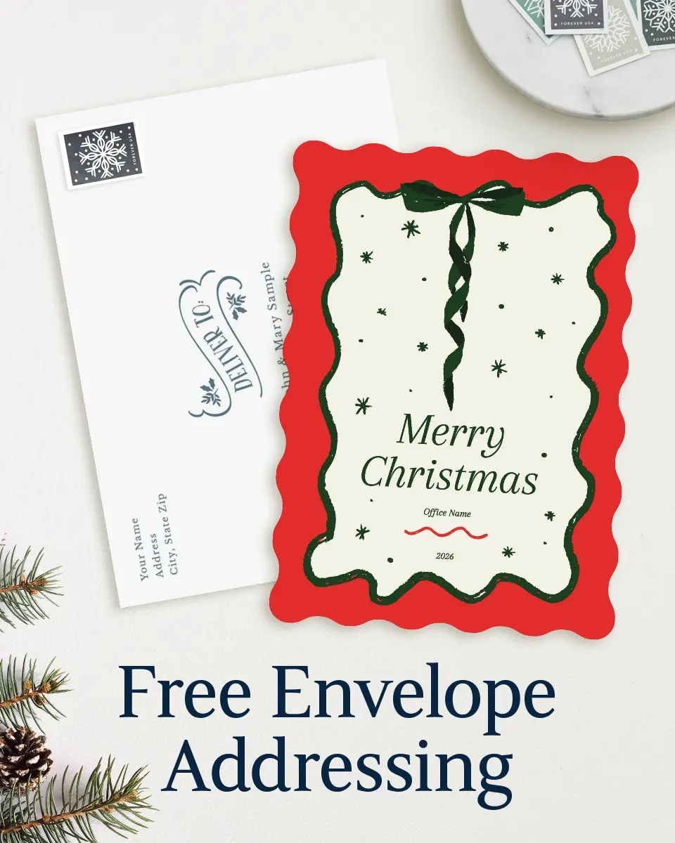 Wavy Christmas Cards