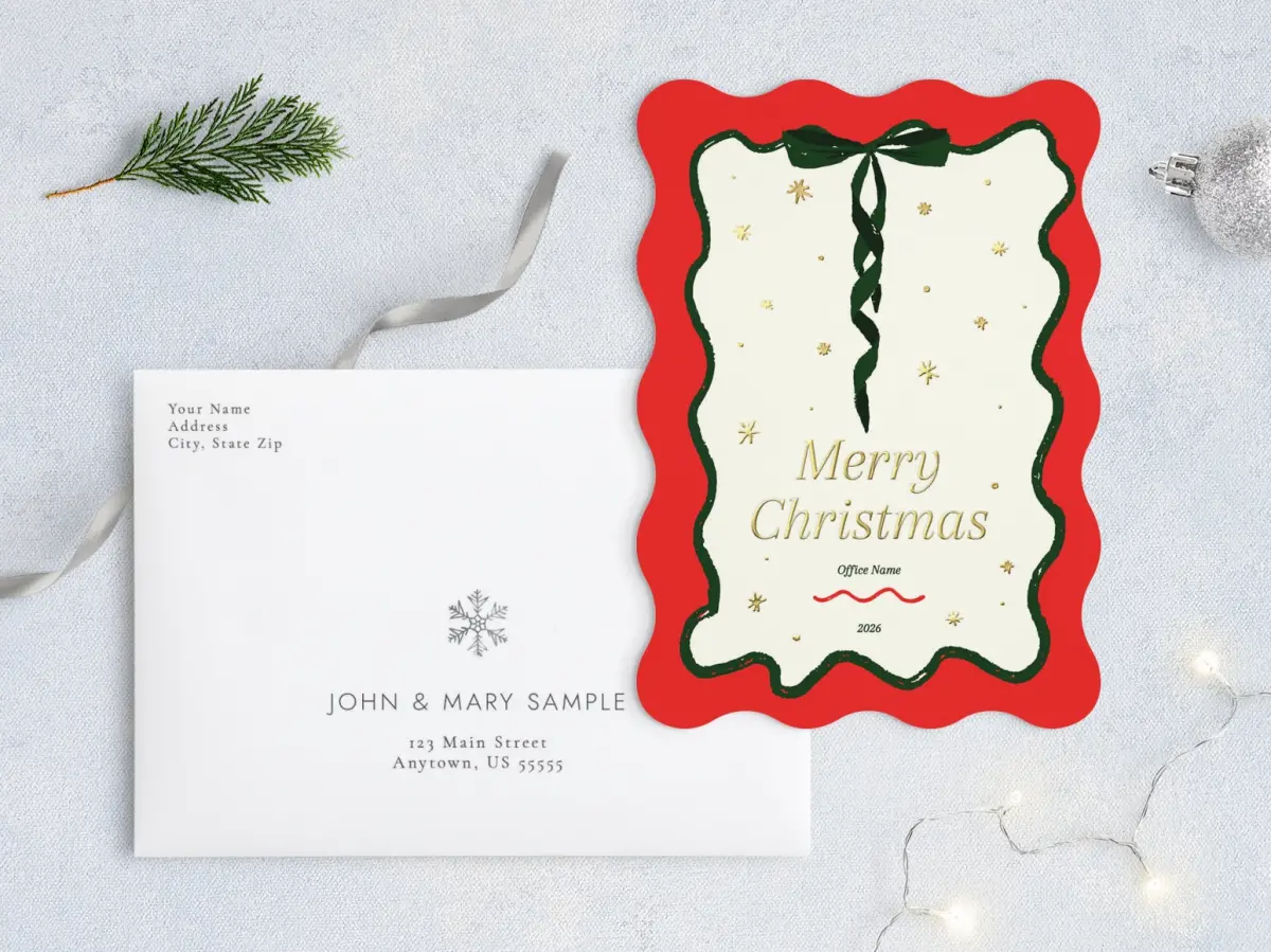 Front with Envelope Design