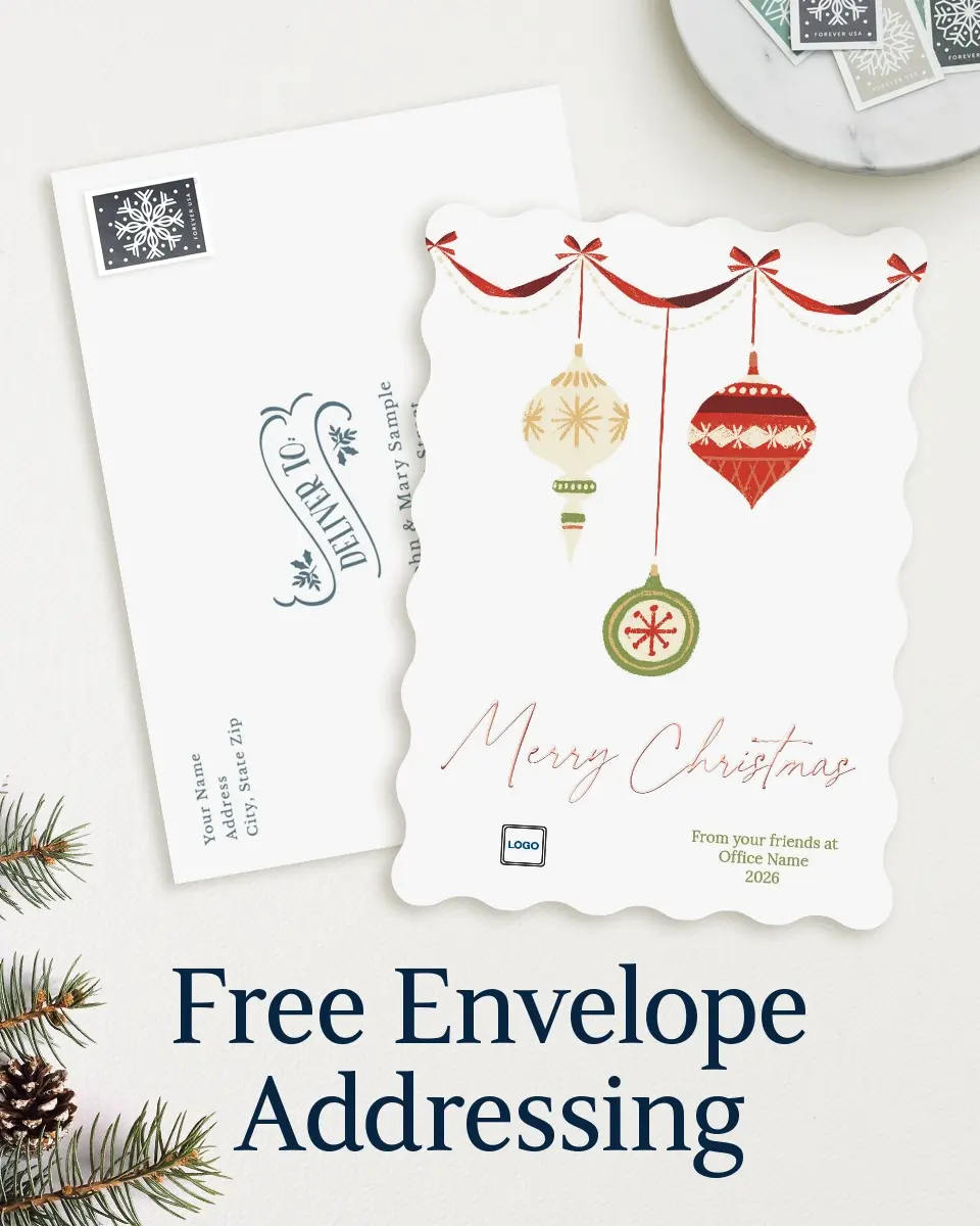 Wavy Christmas Cards