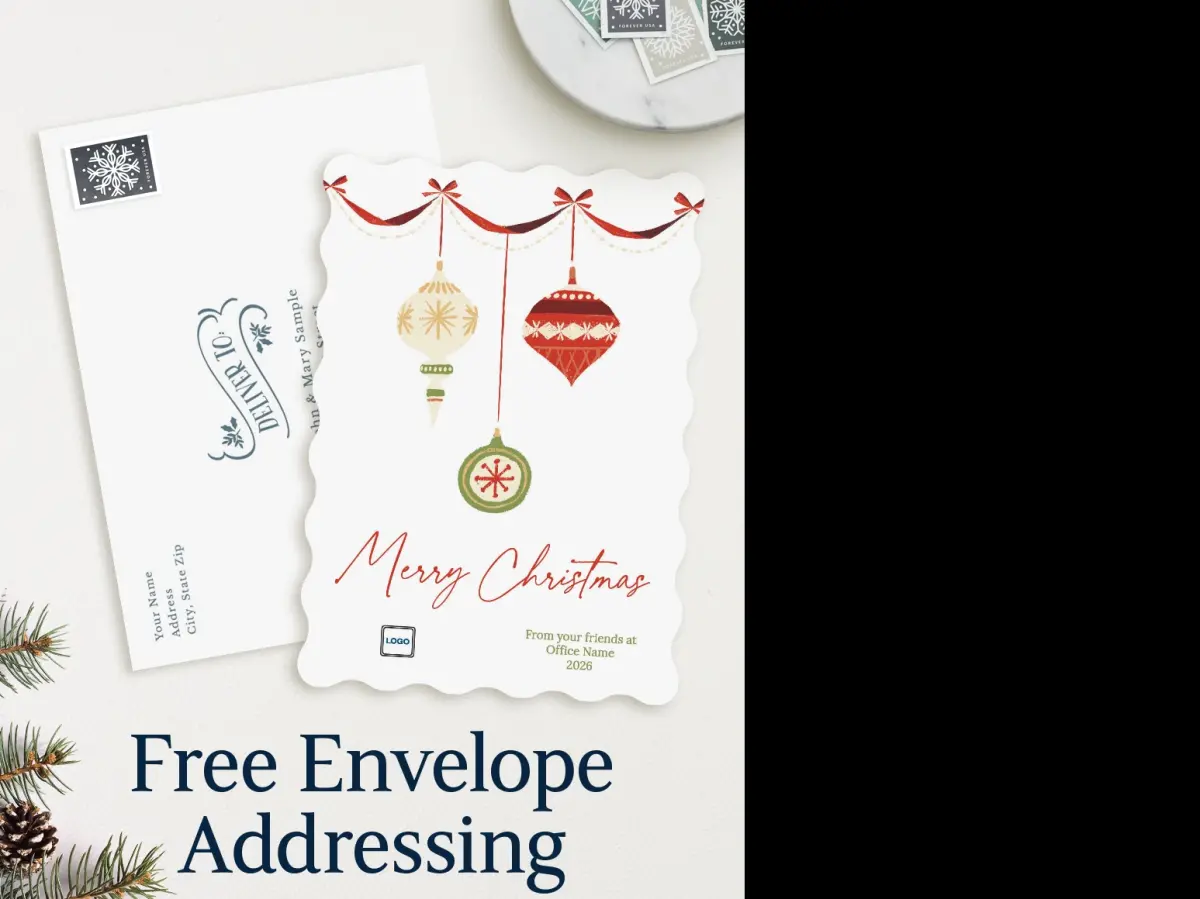 Wavy Christmas Cards