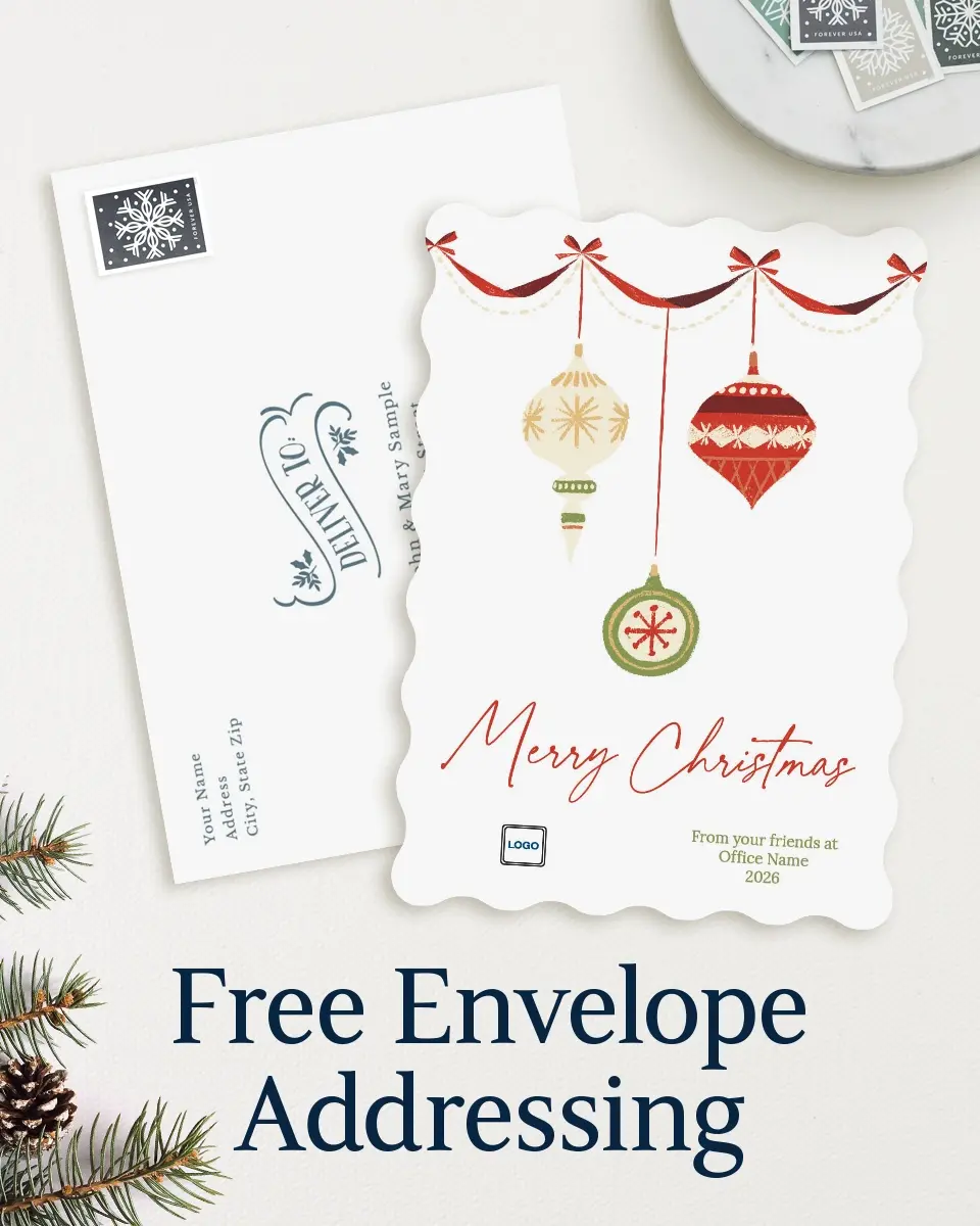 Wavy Christmas Cards