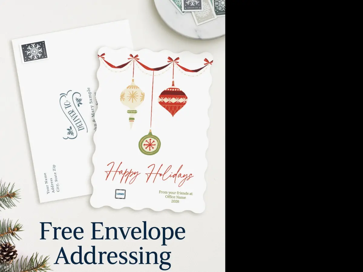 Wavy Christmas Cards