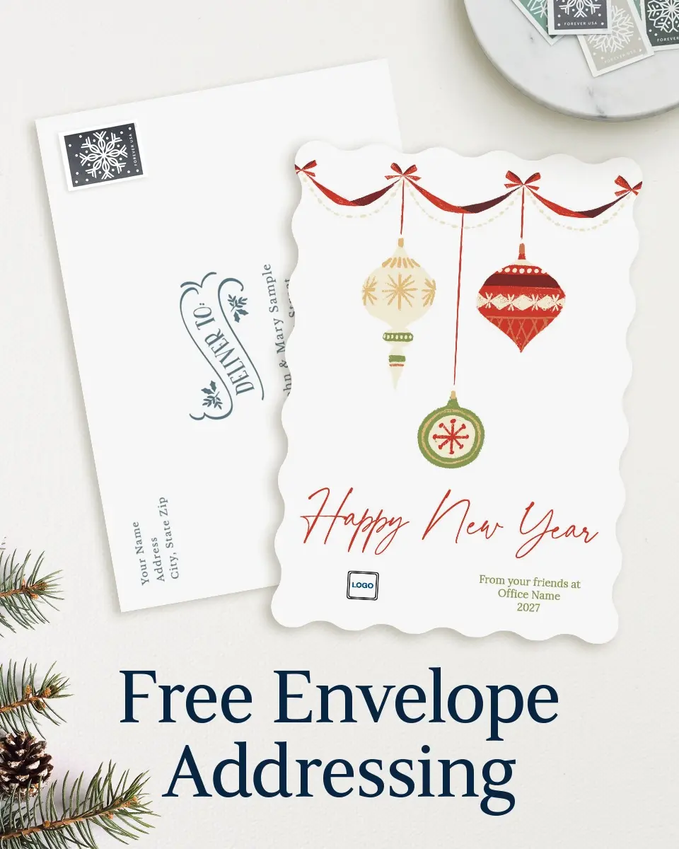 Wavy Christmas Cards