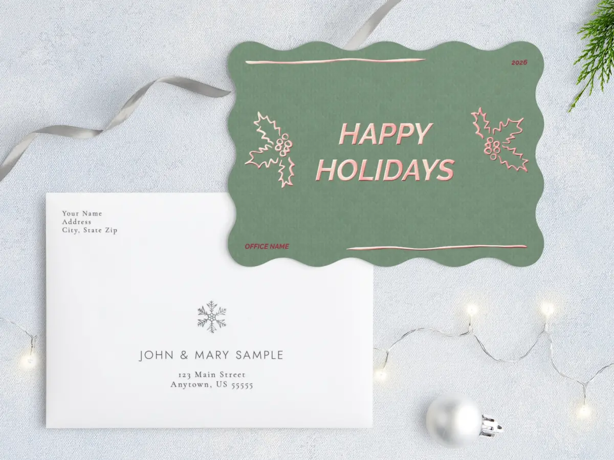 Front with Envelope Design