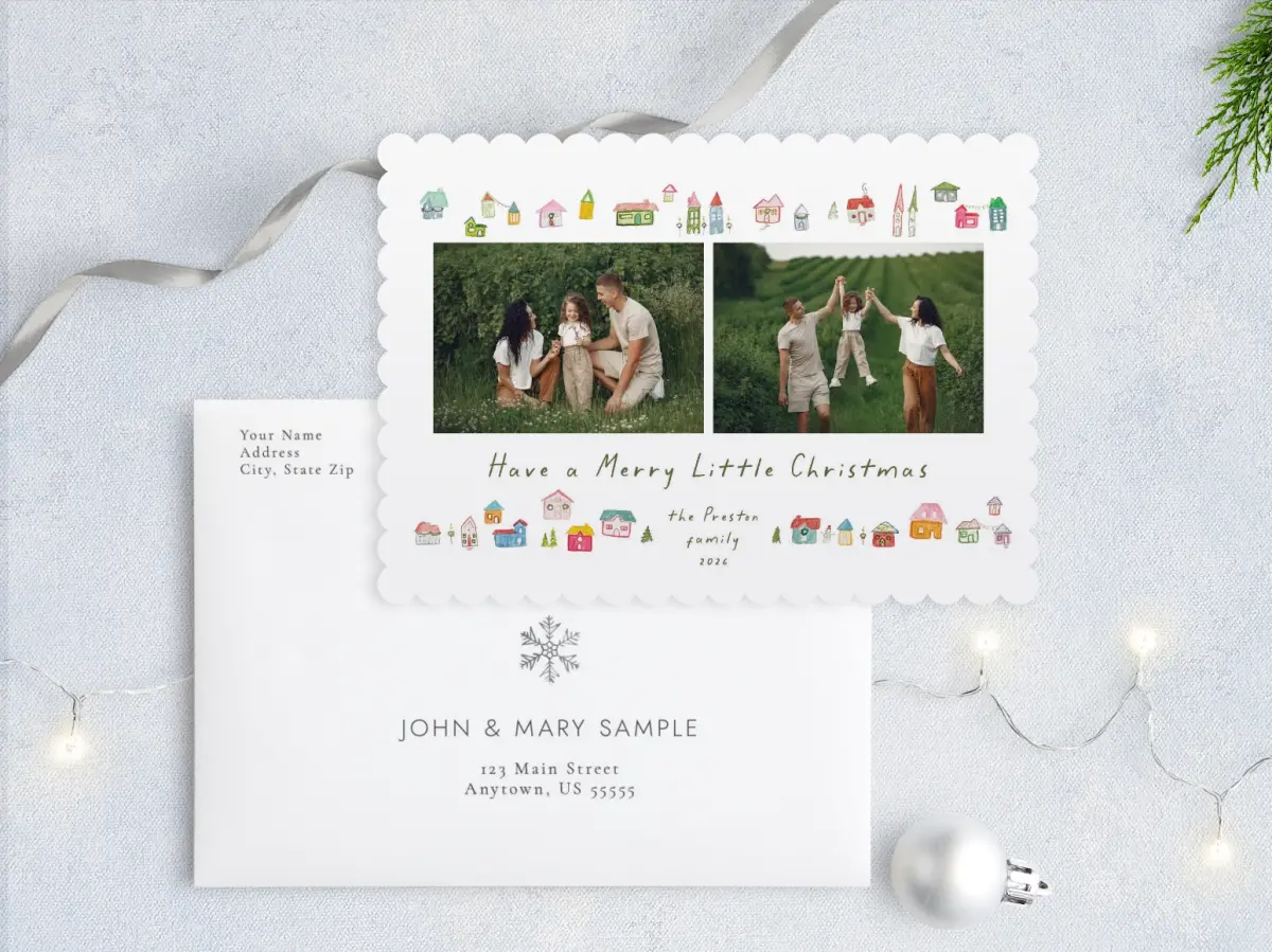 Front with Envelope Design