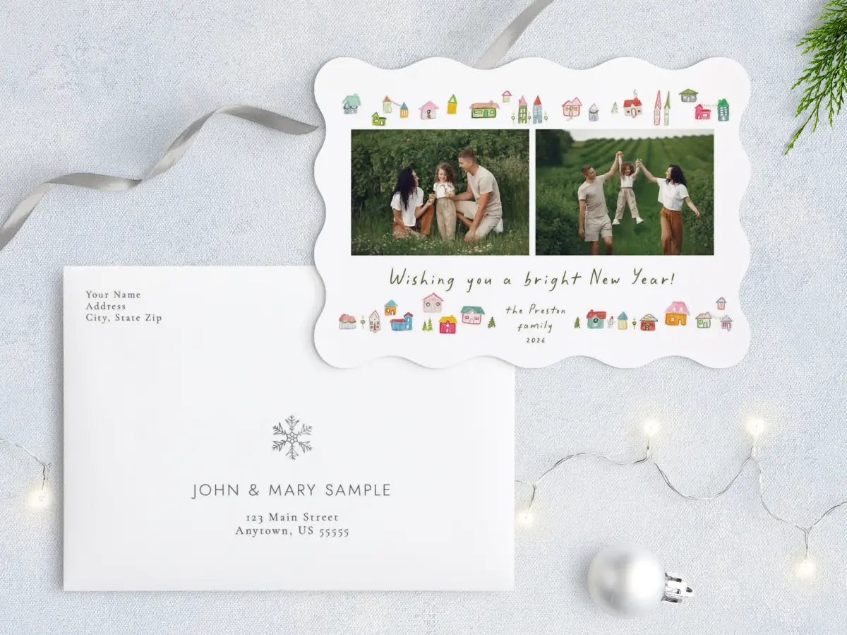 Front with Envelope Design