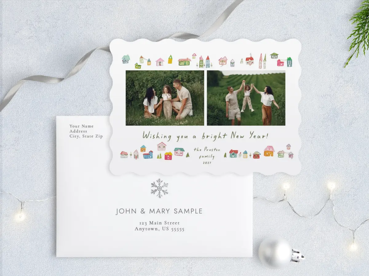 Front with Envelope Design