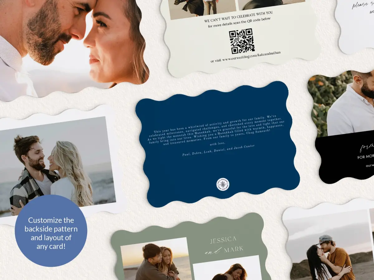 Back of Save the Date Card