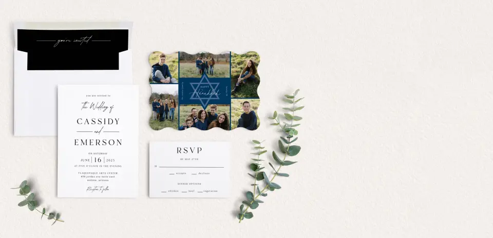 Front of Save the Date Card