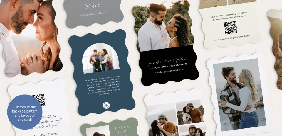 Back of Save the Date Card