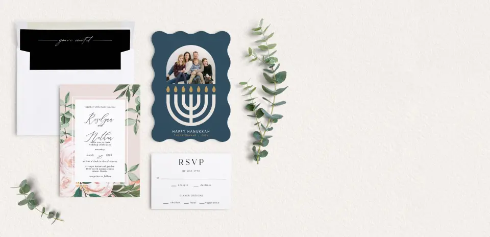 Front of Save the Date Card