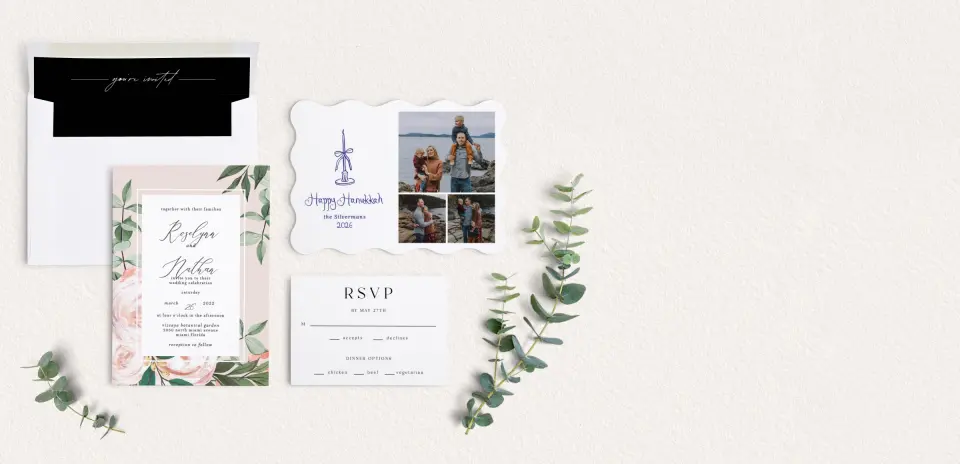 Front of Save the Date Card