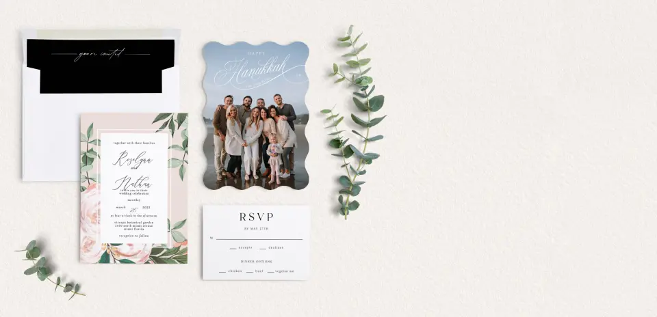 Front of Save the Date Card