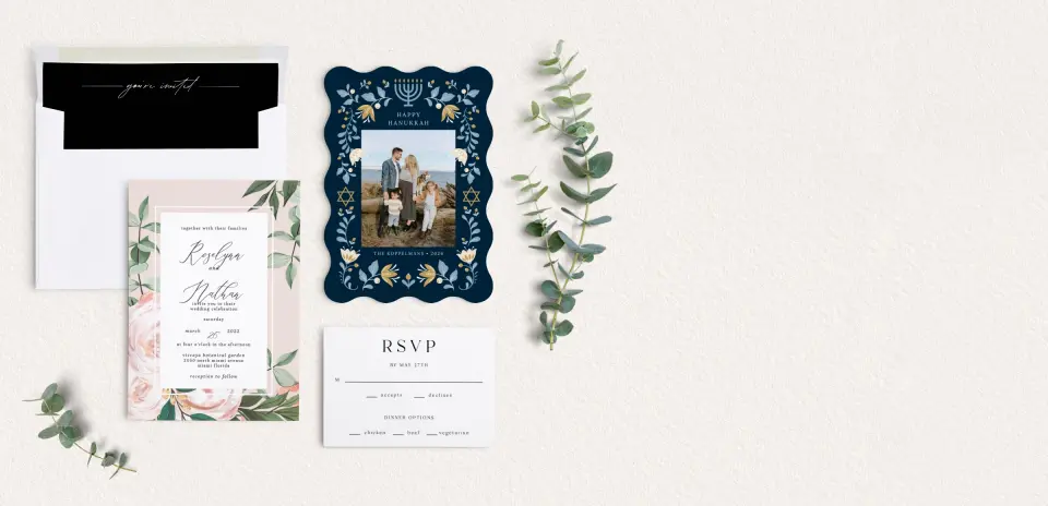 Front of Save the Date Card