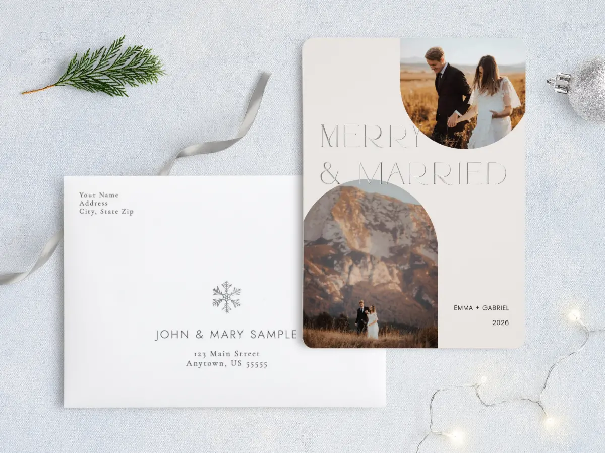 Front with Envelope Design