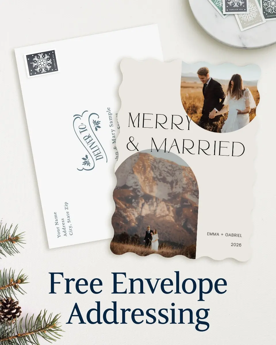 Wavy Christmas Cards