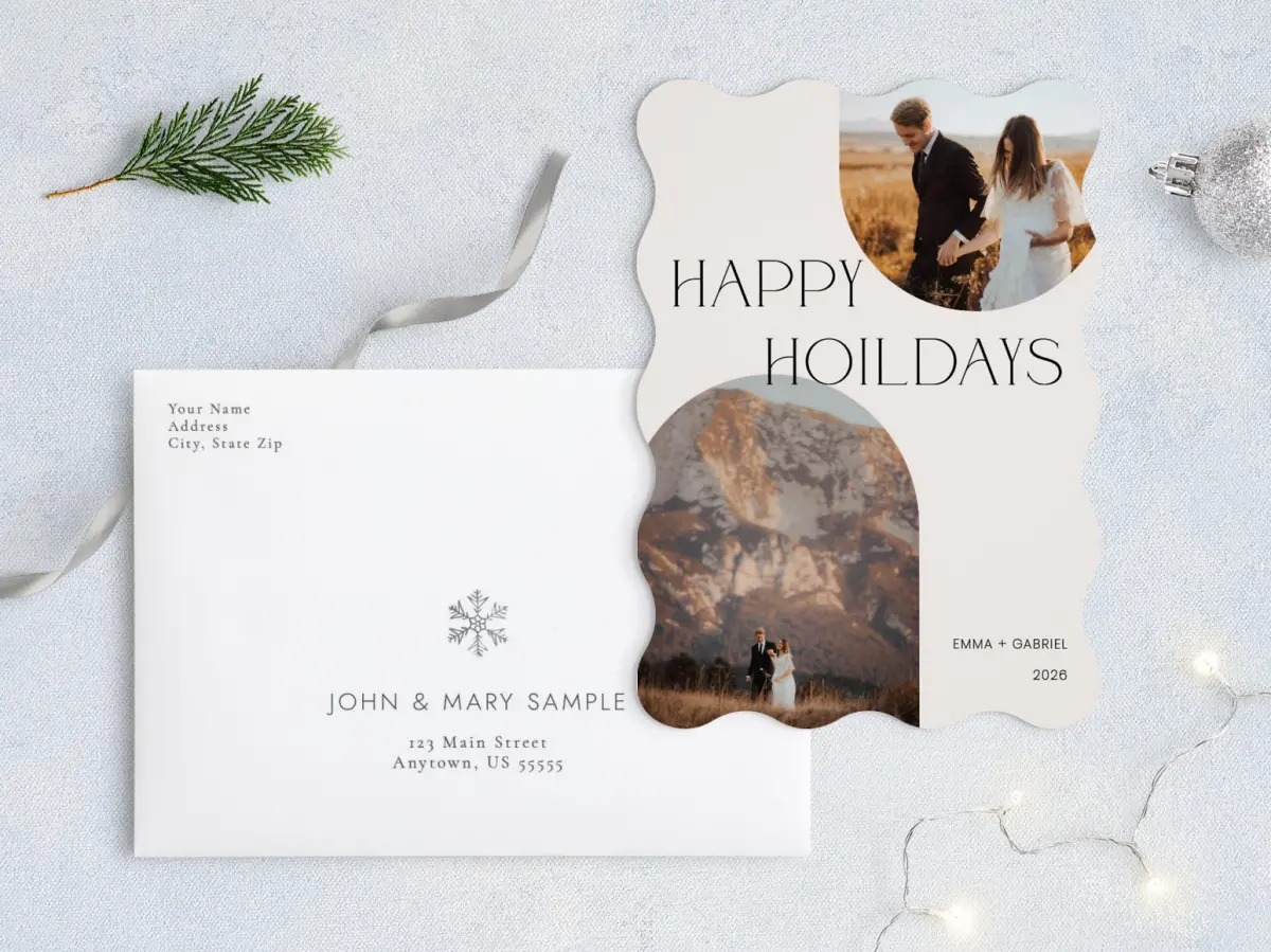 Front with Envelope Design
