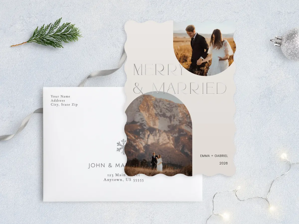 Front with Envelope Design