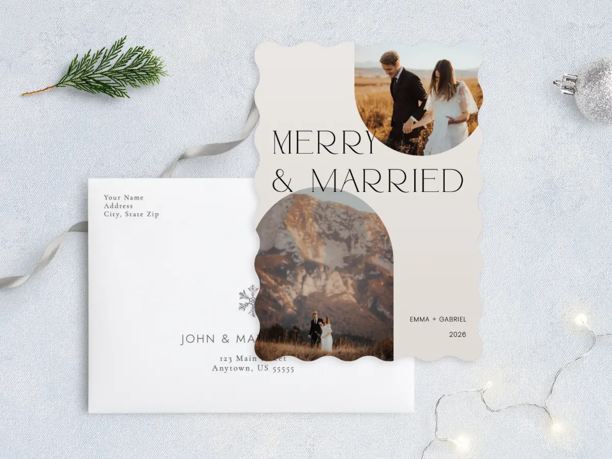 Front with Envelope Design