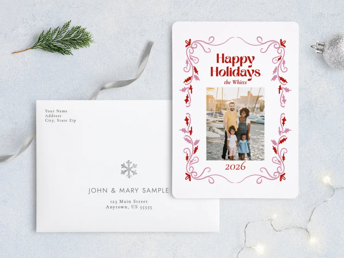 Front with Envelope Design