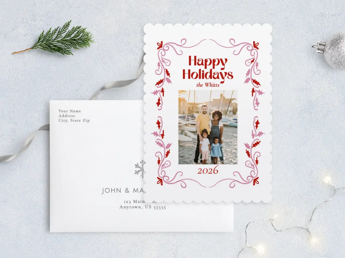 Front with Envelope Design
