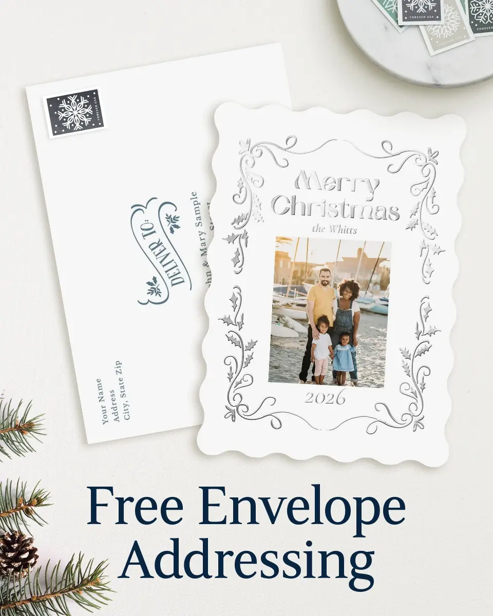 Wavy Christmas Cards