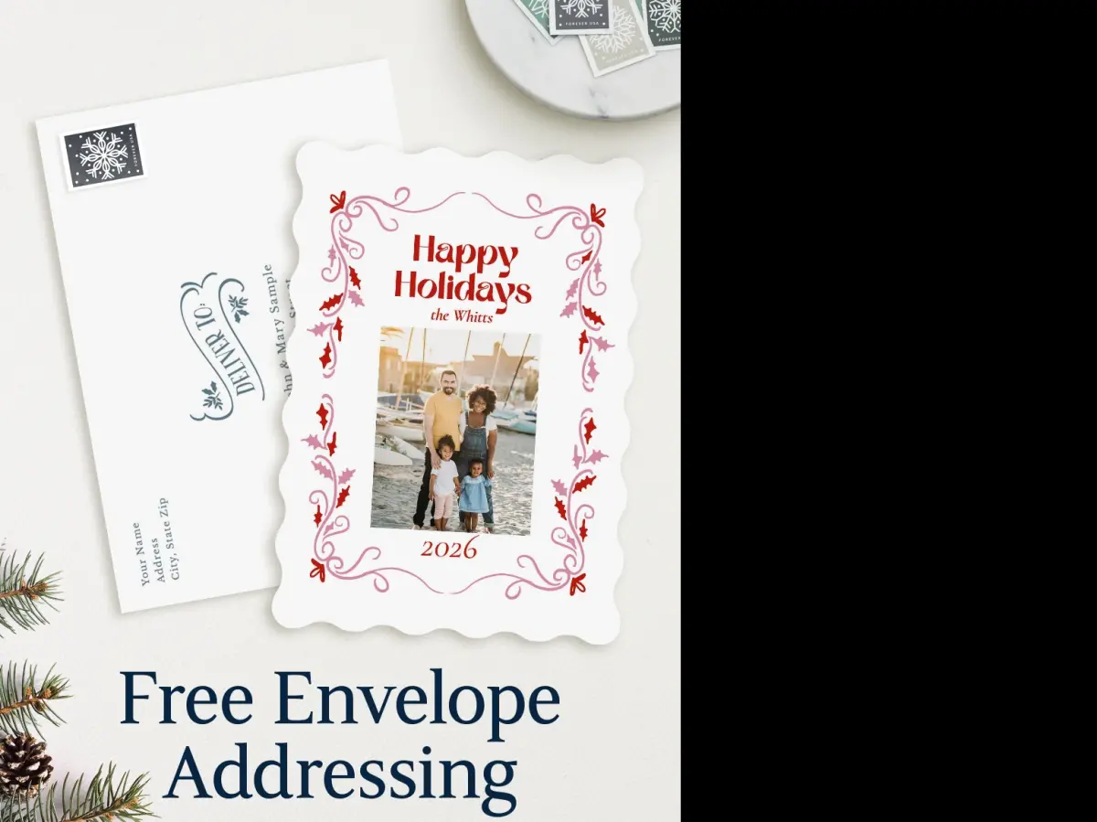 Wavy Christmas Cards