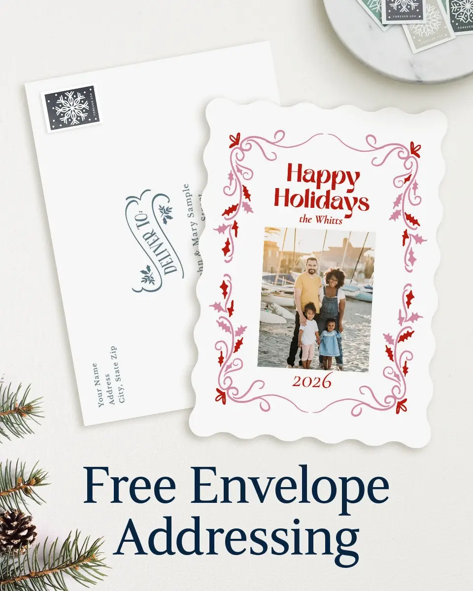Wavy Christmas Cards