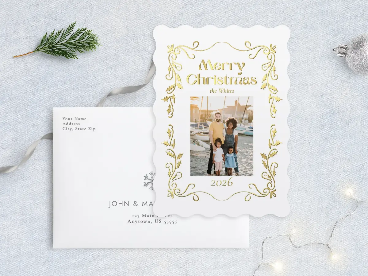 Front with Envelope Design