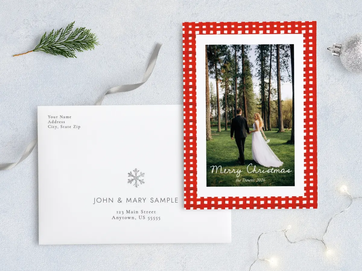 Front with Envelope Design